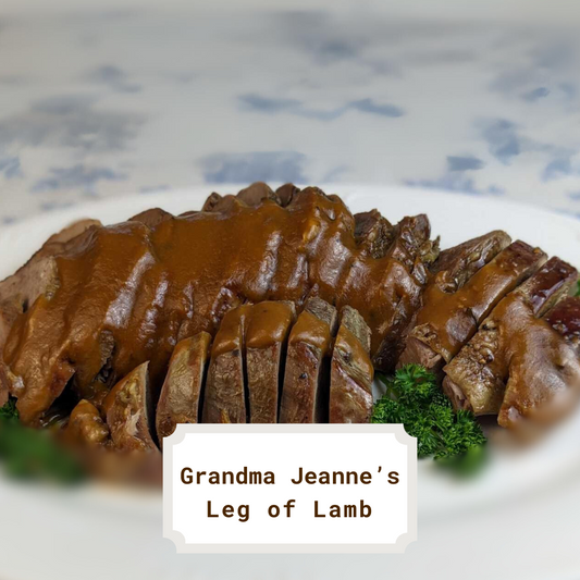 Grandma Jeanne's Leg of Lamb with Gravy